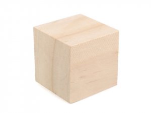 Dřevěná kostka - polotovar k dotvoření 4x4 cm