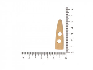 Knoflík dřevěný rohy 50 mm