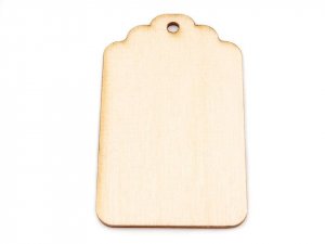 Dřevěný štítek k domalování / dozdobení