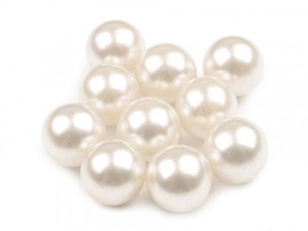 Dekorační kuličky / perly bez dírek Ø10 mm