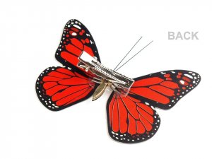 Dekorace motýl 3D s klipem