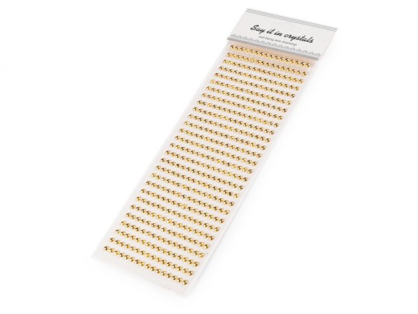 Samolepicí perly na lepicím proužku Ø5 mm