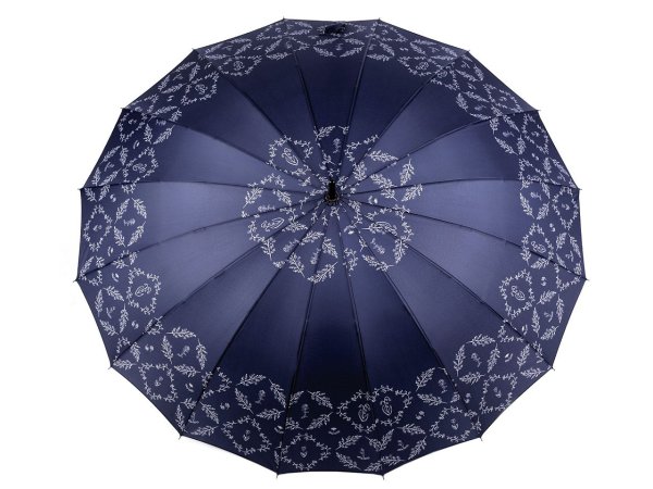 Dámský vystřelovací deštník větvičky a květy
