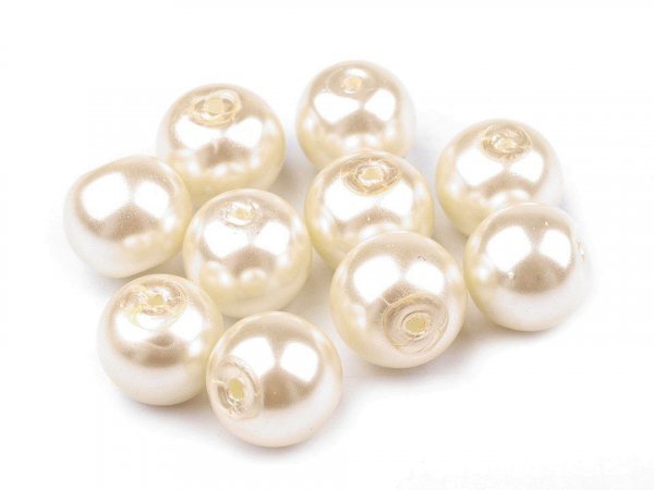 Skleněné voskové perly Ø10 mm