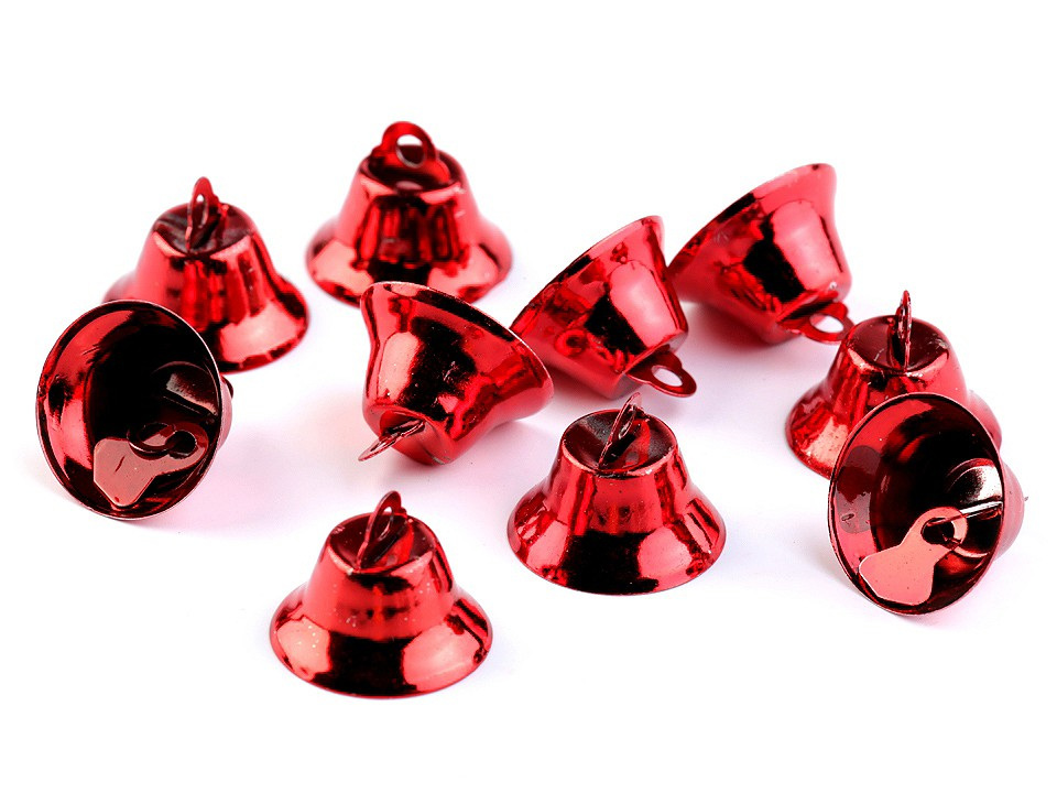 Zvoneček Ø20 mm, barva 1 červená jahoda