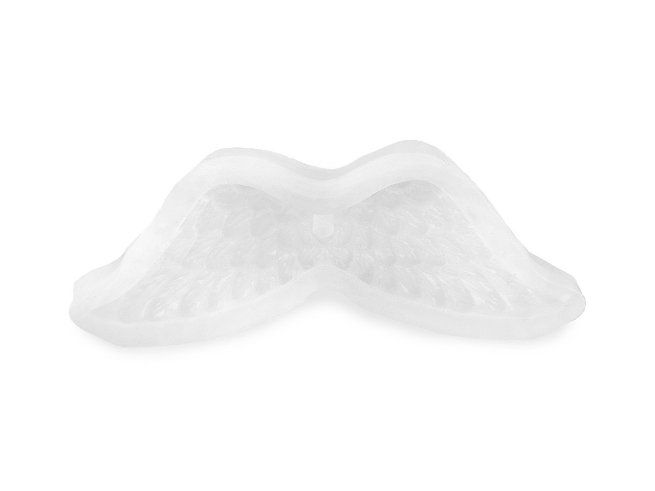 Silikonová forma křídla 4,4x10,5 cm, barva (7) bílá