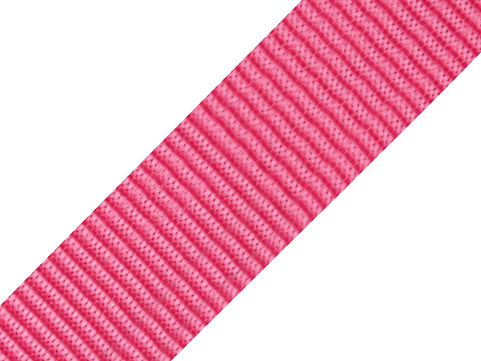 Popruh polypropylénový šíře 40 mm, barva 28 růžová