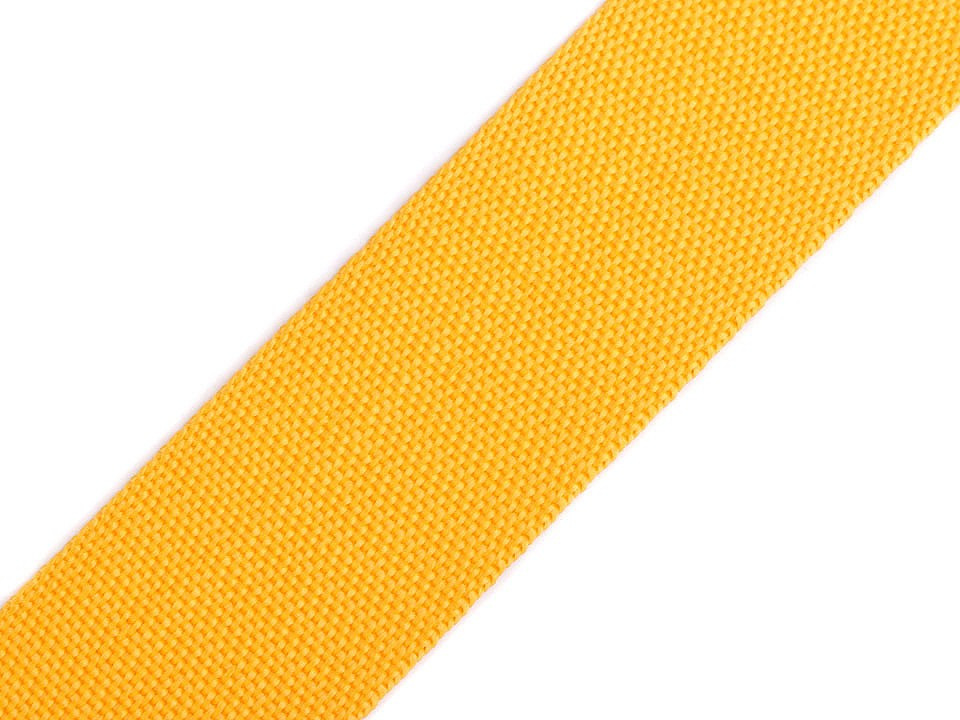 Popruh polypropylénový šíře 40 mm, barva 13 oranžovožlutá