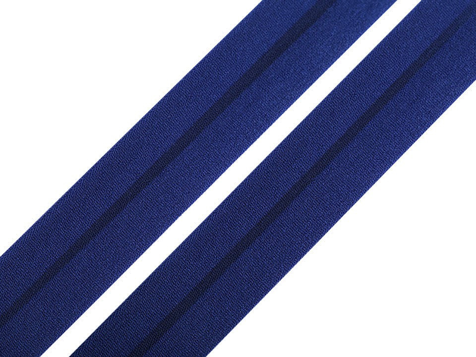 Lemovací pruženka půlená šíře 20 mm, barva 4 modrá pařížská