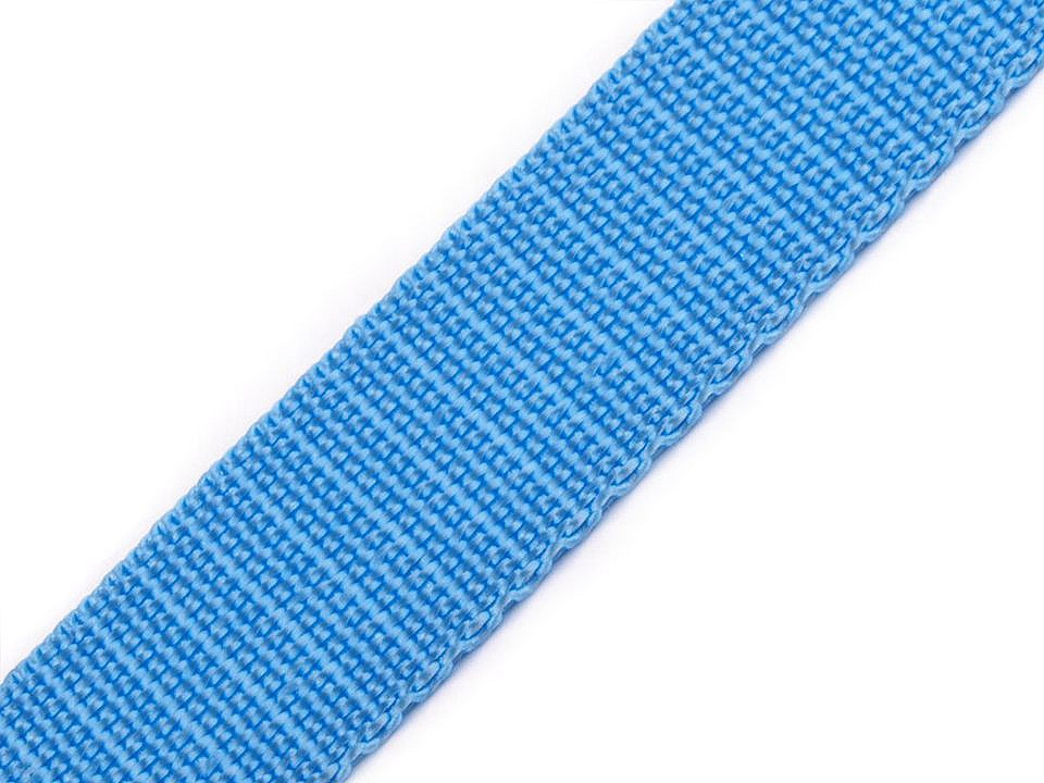 Popruh polypropylénový šíře 30 mm, barva 51 modrá sytá