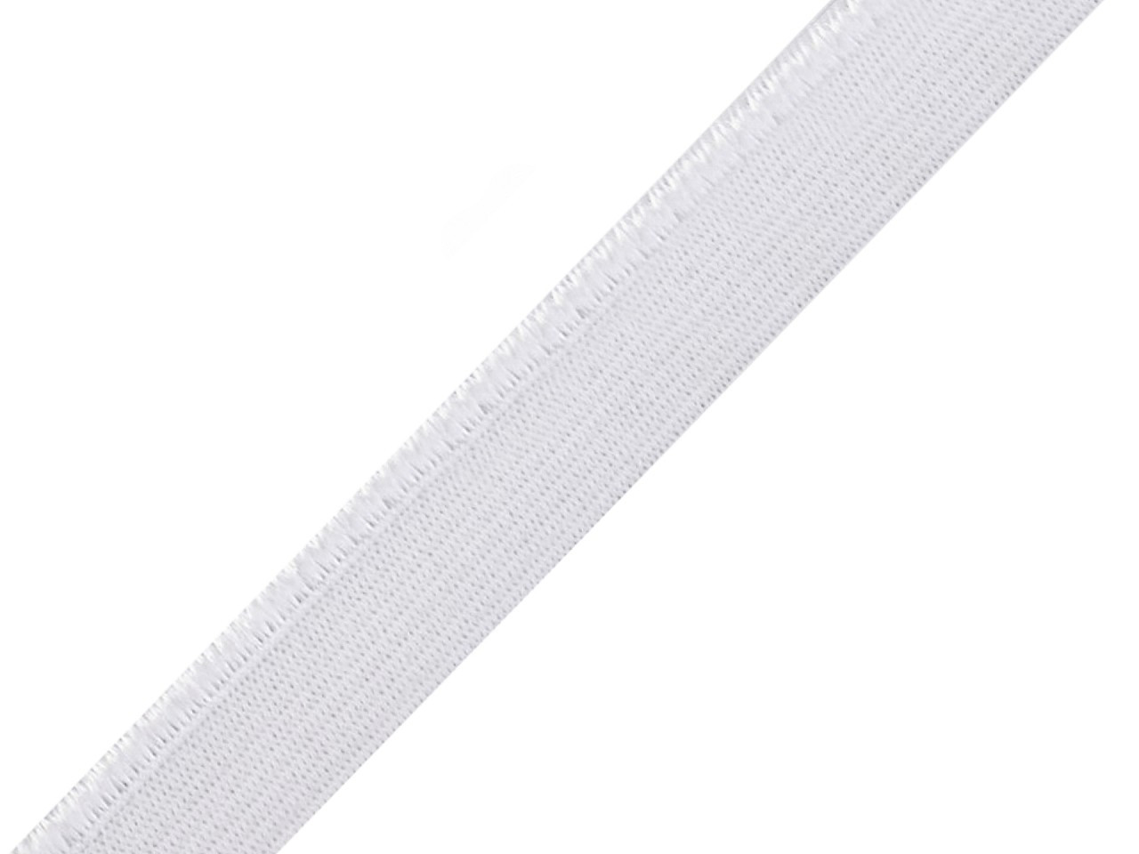 Lemovací pruženka / ramínková šíře 11 mm s výpustkem, barva 7 bílá