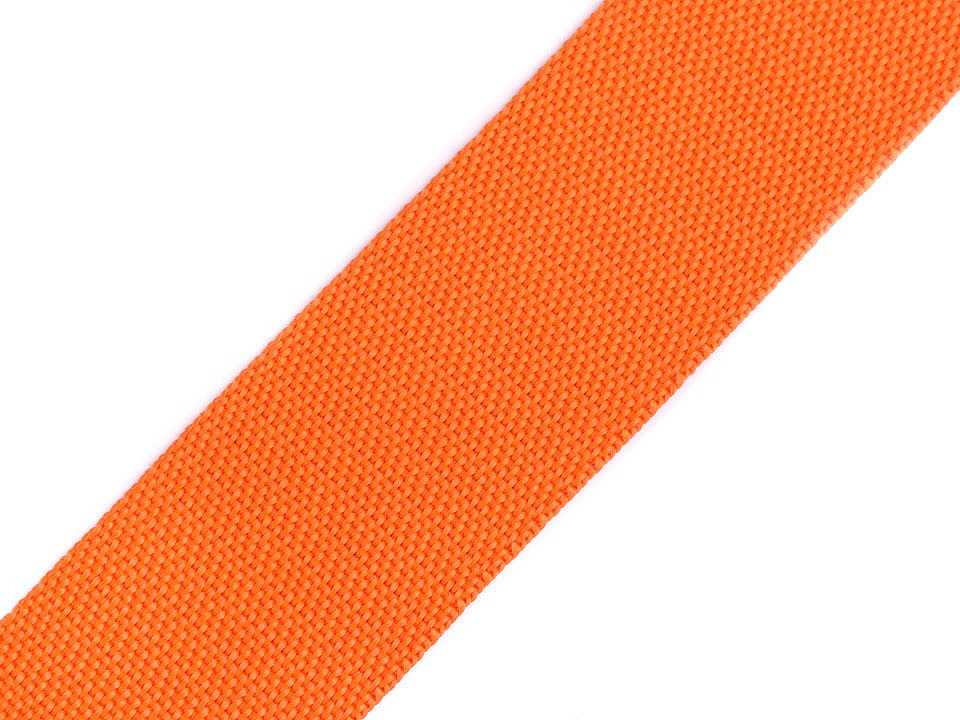 Popruh polypropylénový šíře 40 mm, barva 20 oranžová