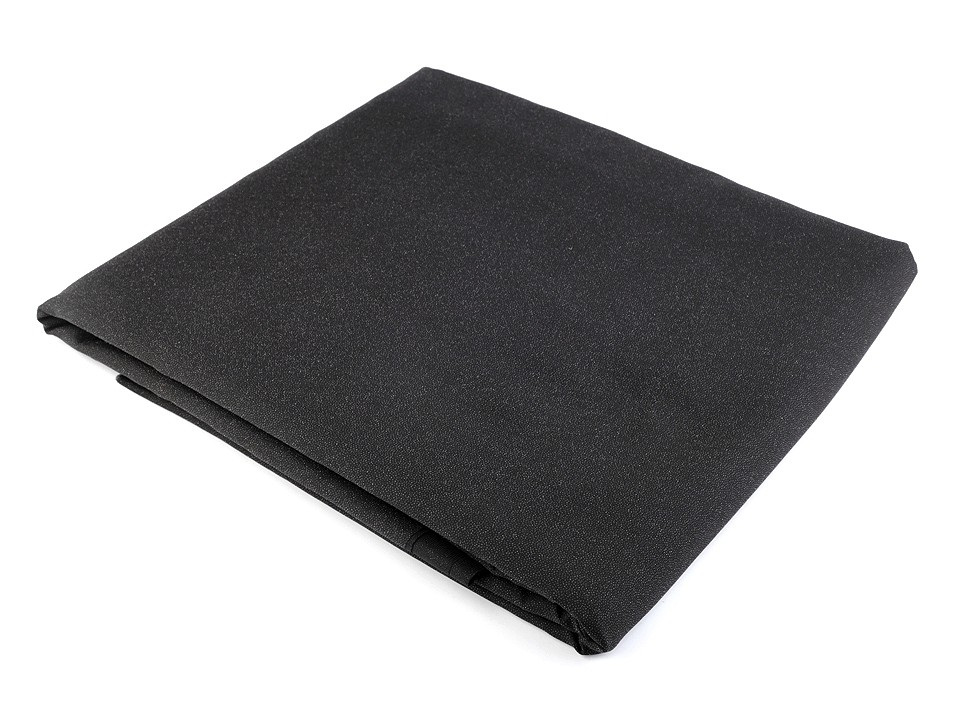 Kufner CC šíře 90 cm netkaná textilie nažehlovací elastická, barva černá