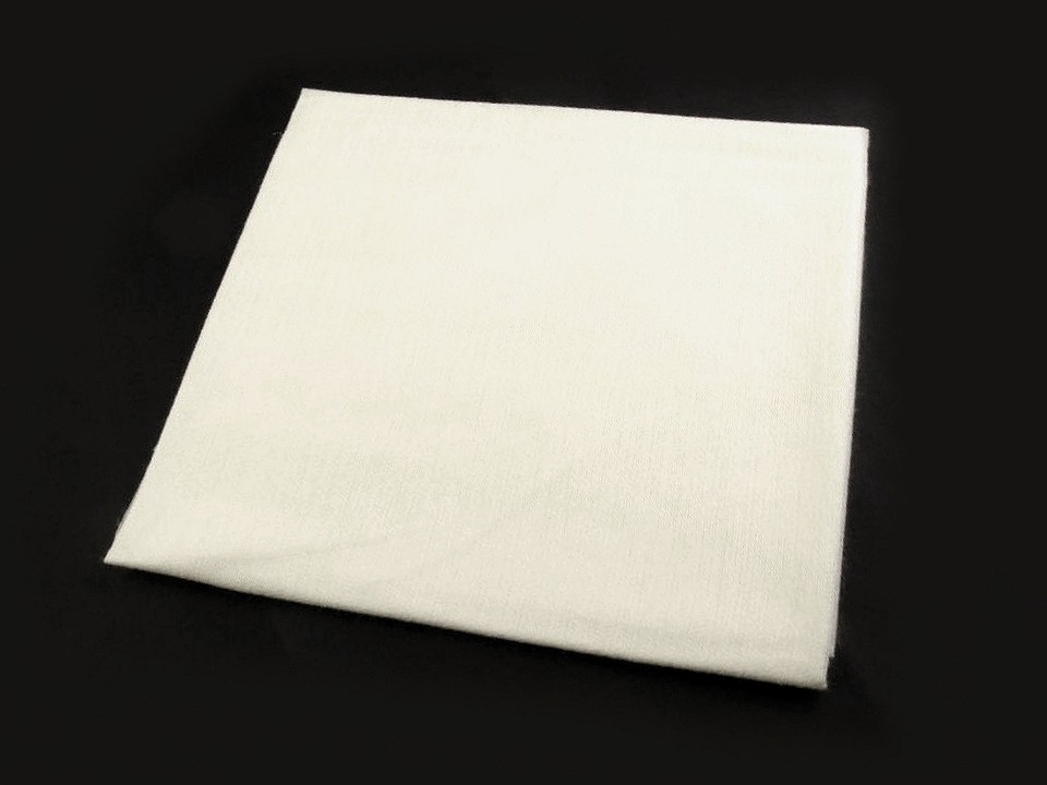 Fotografie Rašlovka šíře 150 cm nažehlovací jemnější, barva Off White