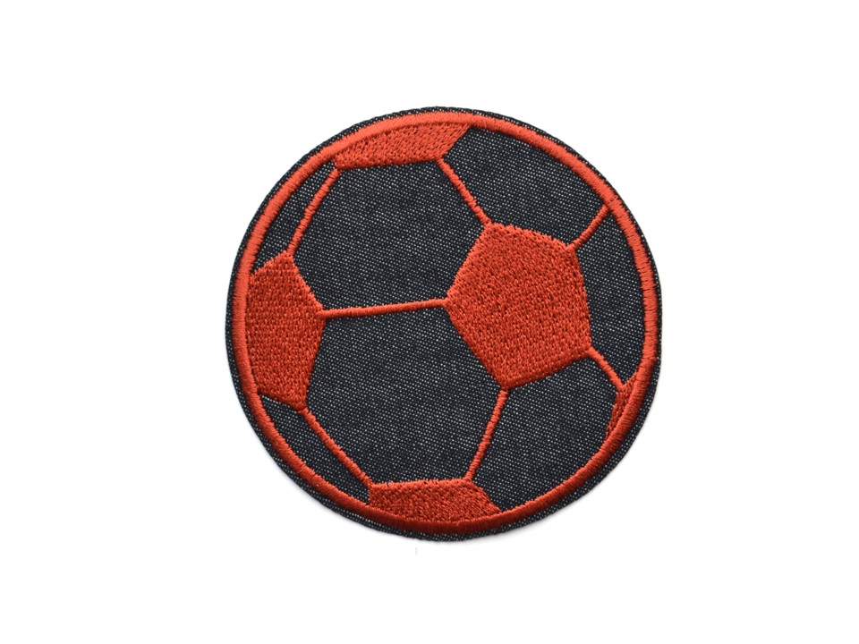 Nažehlovačka míč průměr 9 cm, barva Červená
