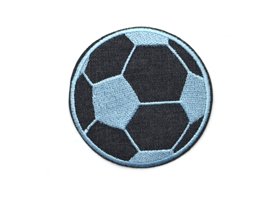 Nažehlovačka míč průměr 9 cm, barva Modrá