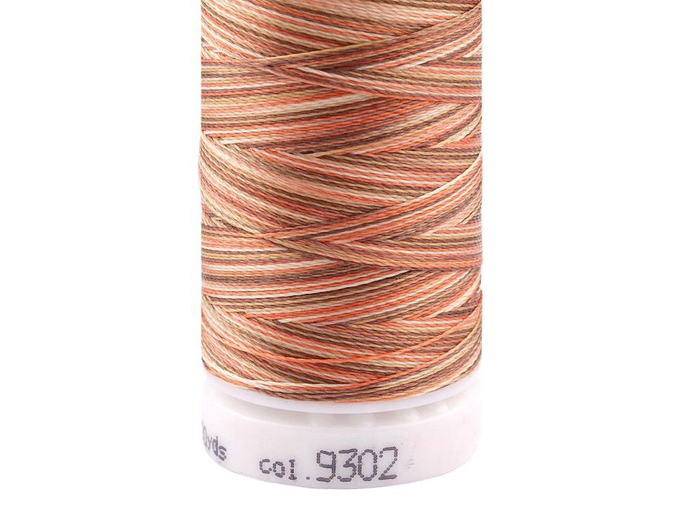 Nitě Poly Sheen Multi Mettler 200 m, barva 9302 Almost Apricot