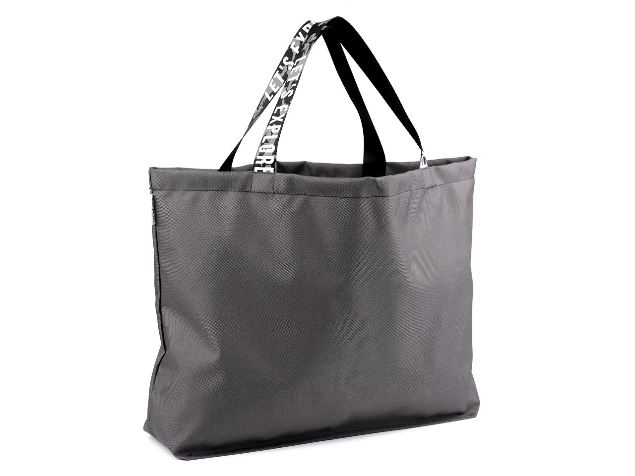 Pevná nákupní taška, barva 3 šedá