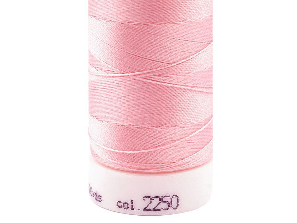 Nitě Poly Sheen Mettler 200 m, barva 2250 Candy Pink