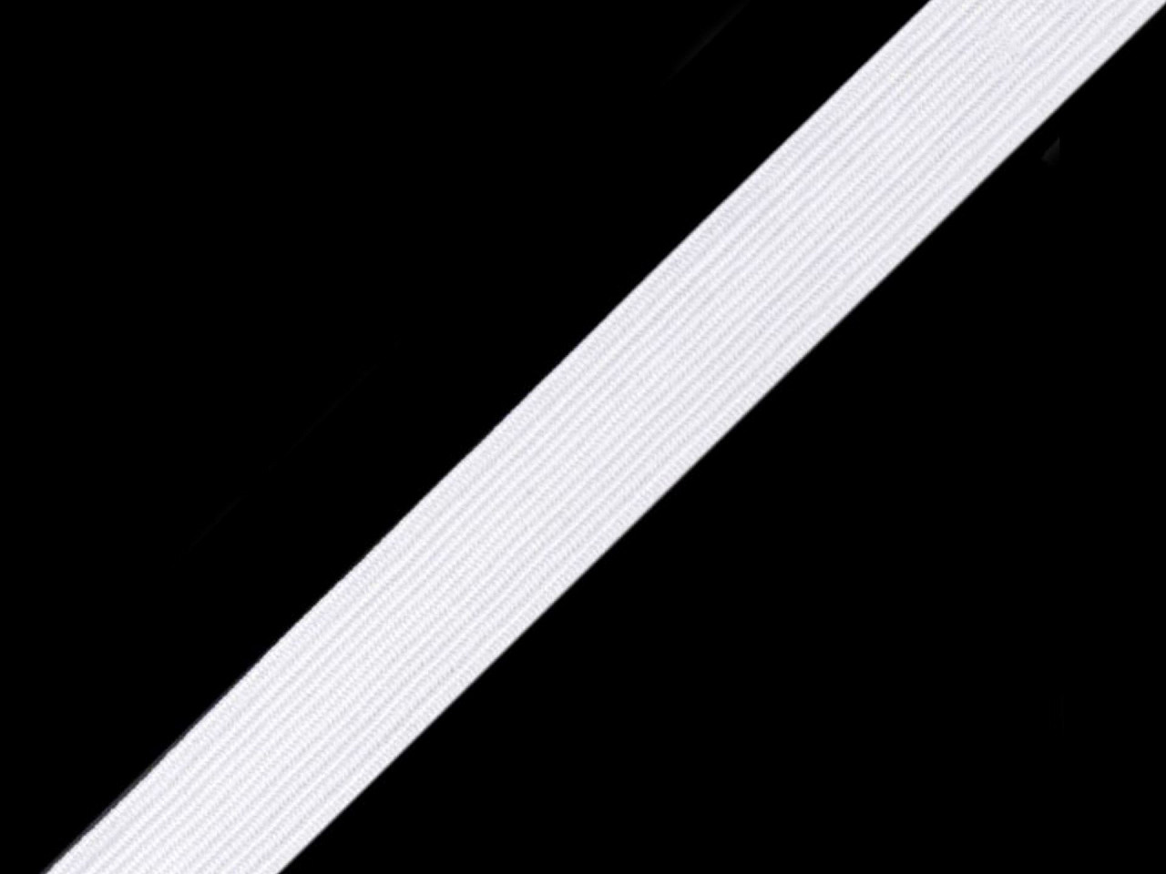 Prádlová pruženka šíře 9 mm, barva bílá