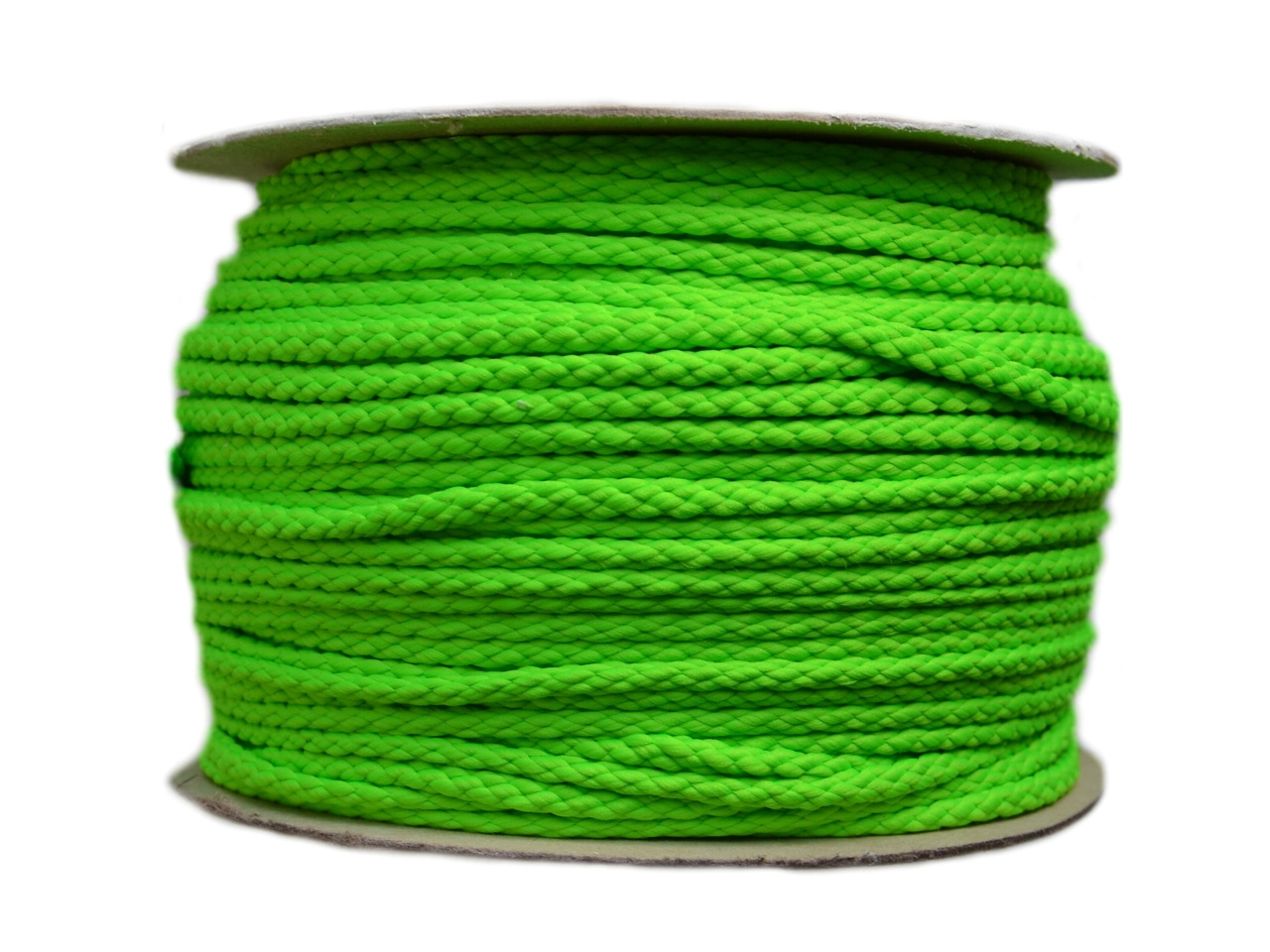 Oděvní šňůra PES Ø6 mm ČESKÝ VÝROBEK, barva Zelená výrazná (5505)