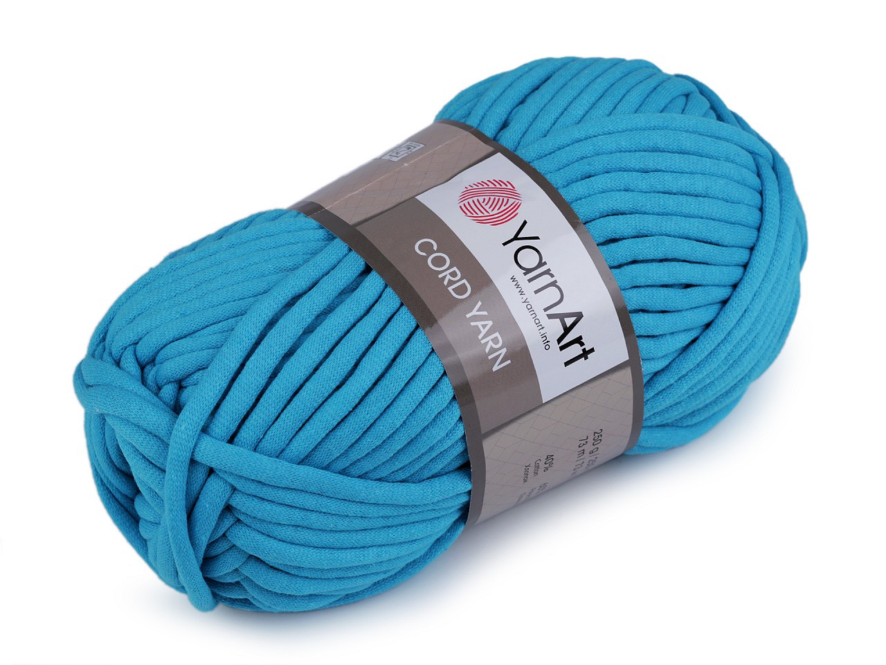 Pletací příze Cord Yarn 250 g, barva 14 (126) modrá sytá