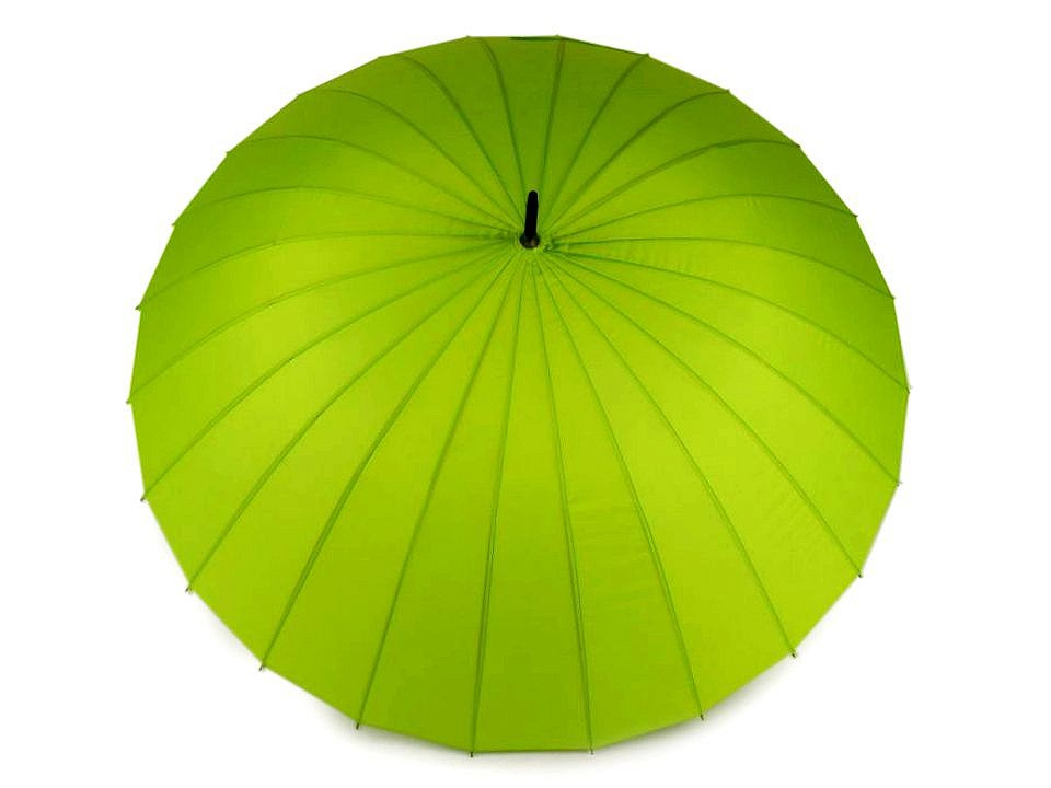 Dámský deštník kouzelný s květy, barva 26 zelená sv.