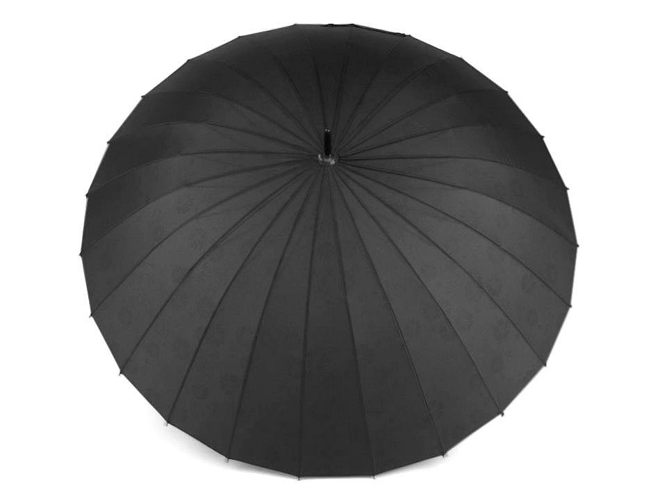 Dámský deštník kouzelný s květy, barva 16 černá