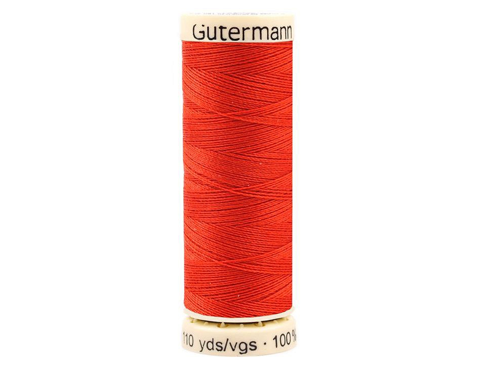 Polyesterové nitě návin 100 m Gütermann univerzální, barva 155 Cherry Tomato