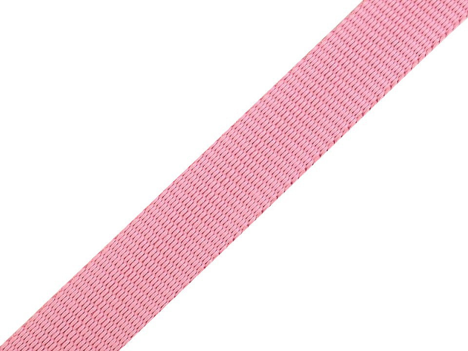 Popruh polypropylénový šíře 15 mm, barva 28 (35) růžová