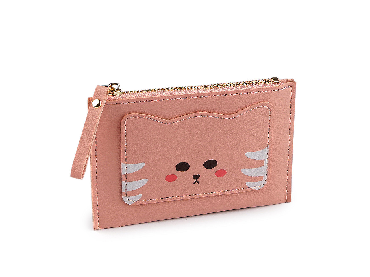 Peněženka / pouzdro na karty a peníze 9x14 cm, barva 7 pudrová