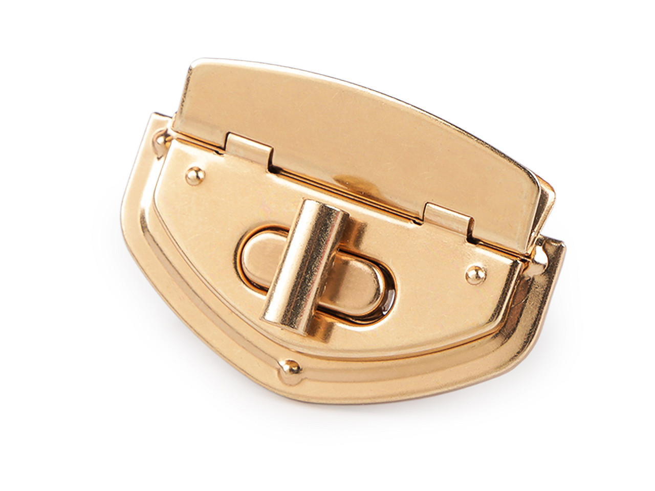 Sada zapínání na tašku 39x54 mm, barva 1 zlatá klasik