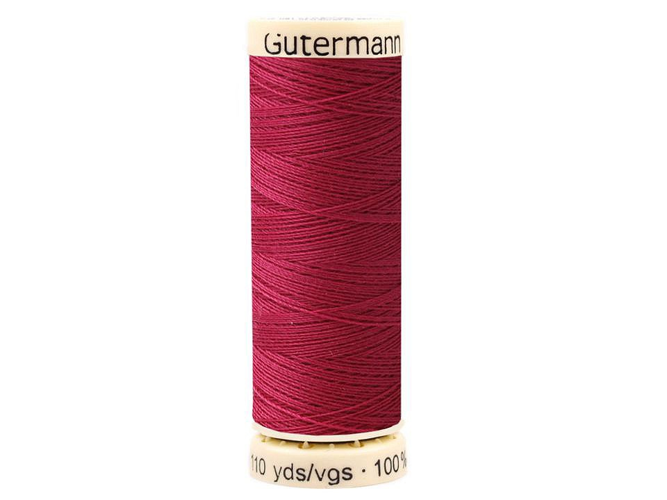 Polyesterové nitě návin 100 m Gütermann univerzální, barva 730 Brick Red
