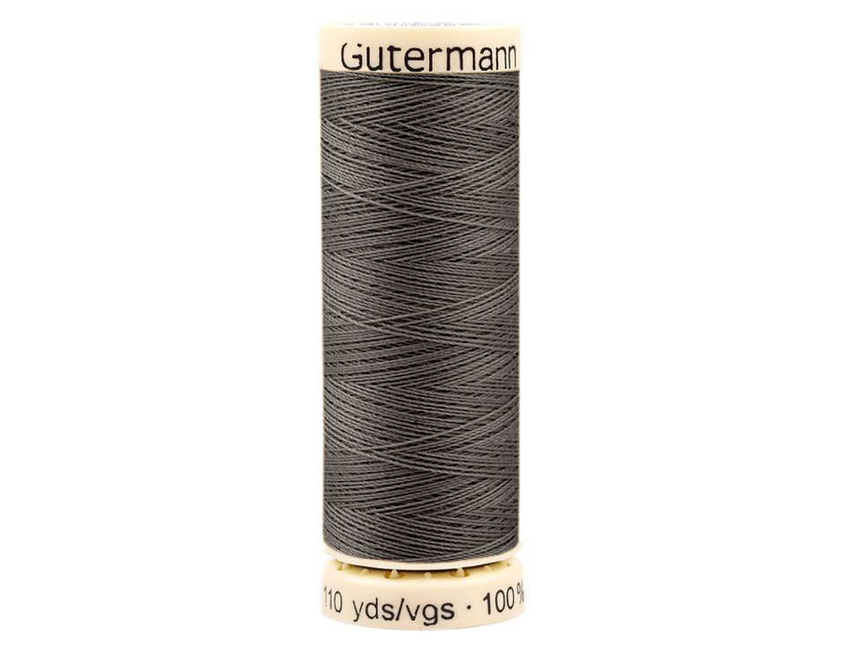 Polyesterové nitě návin 100 m Gütermann univerzální, barva 274 olivová šeď
