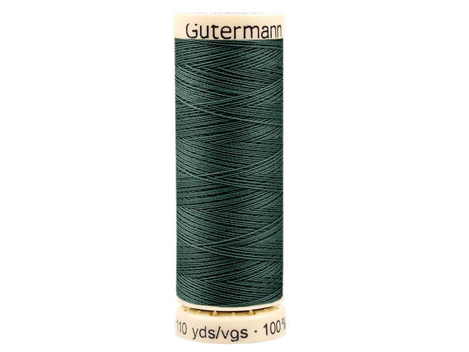 Polyesterové nitě návin 100 m Gütermann univerzální, barva 302 zelená piniová