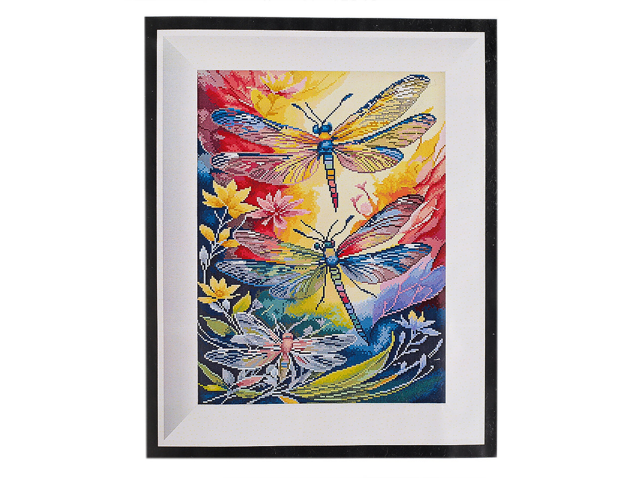 Sada na vyšívání s předtištěným motivem, barva 2 viz foto vážka