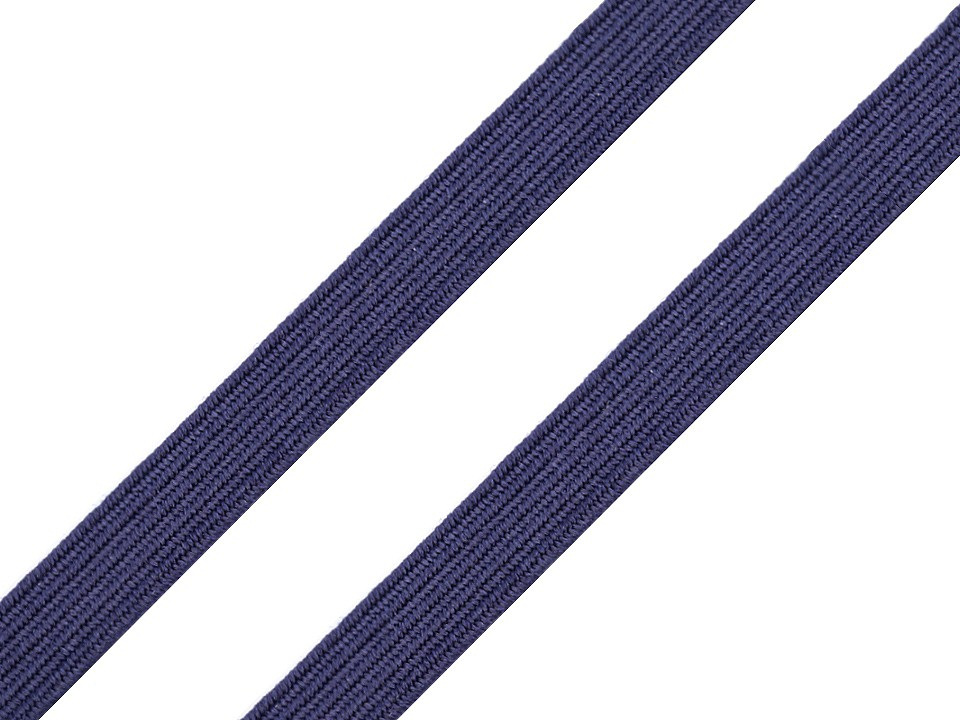 Prádlová pruženka šíře 7 mm, barva 7704 modrá tmavá