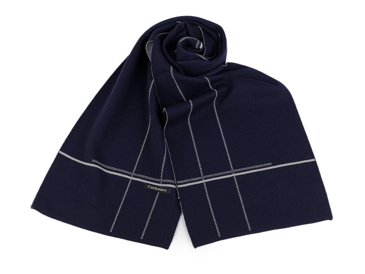 Pánská šála 30x170 cm, barva 29 modrá tmavá