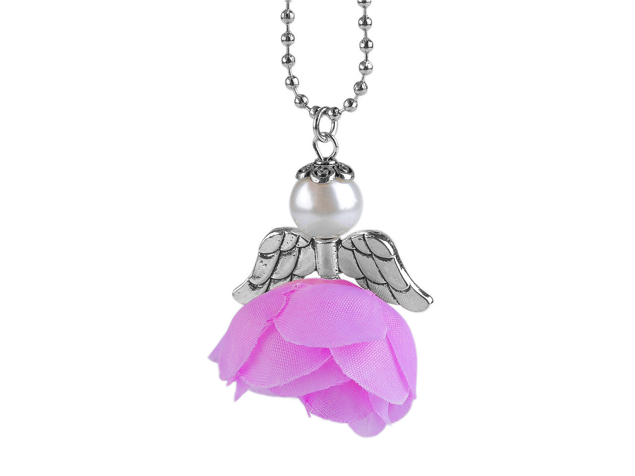 Anděl pro štěstí, v krabičce, barva 14 fialová lila