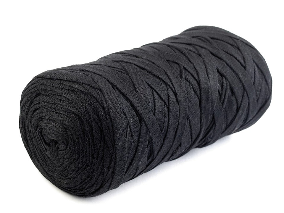 Špagety ploché Ribbon 250 g, barva 9 (750) černá