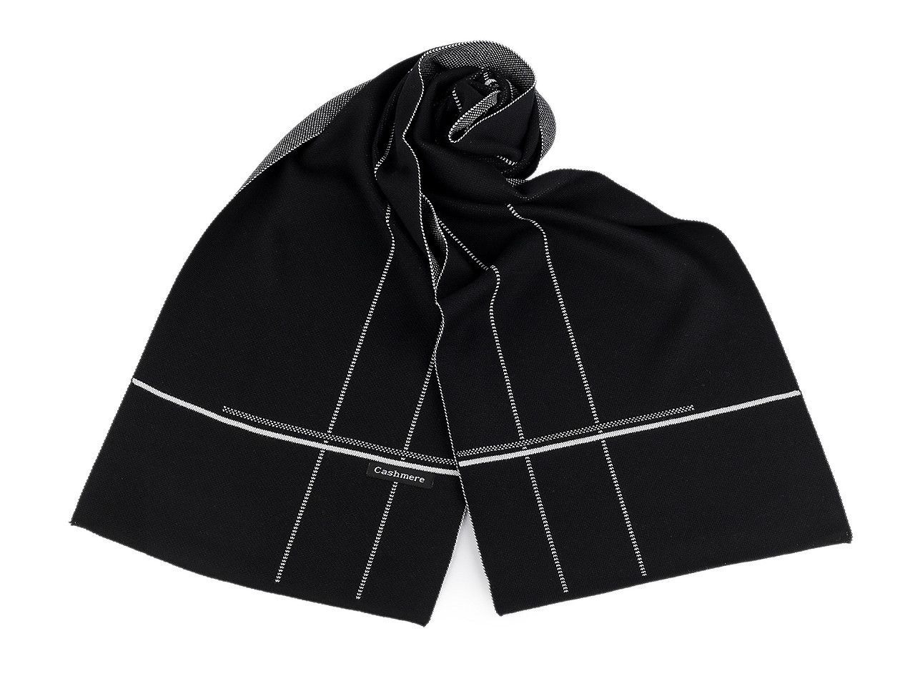 Pánská šála 30x170 cm, barva 31 černá