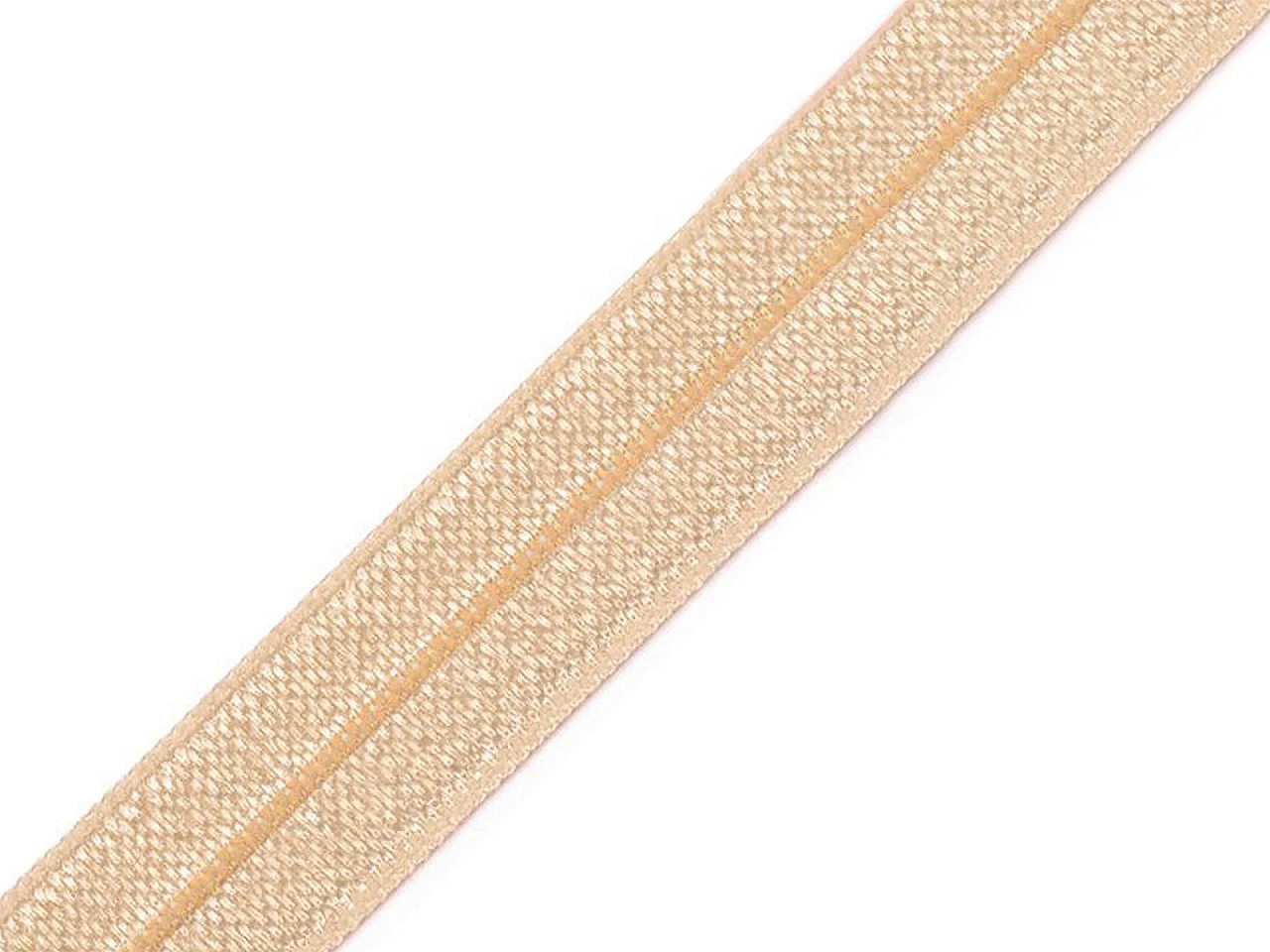 Fotografie Lemovací pruženka půlená šíře 16 mm, barva 31 béžová světlá