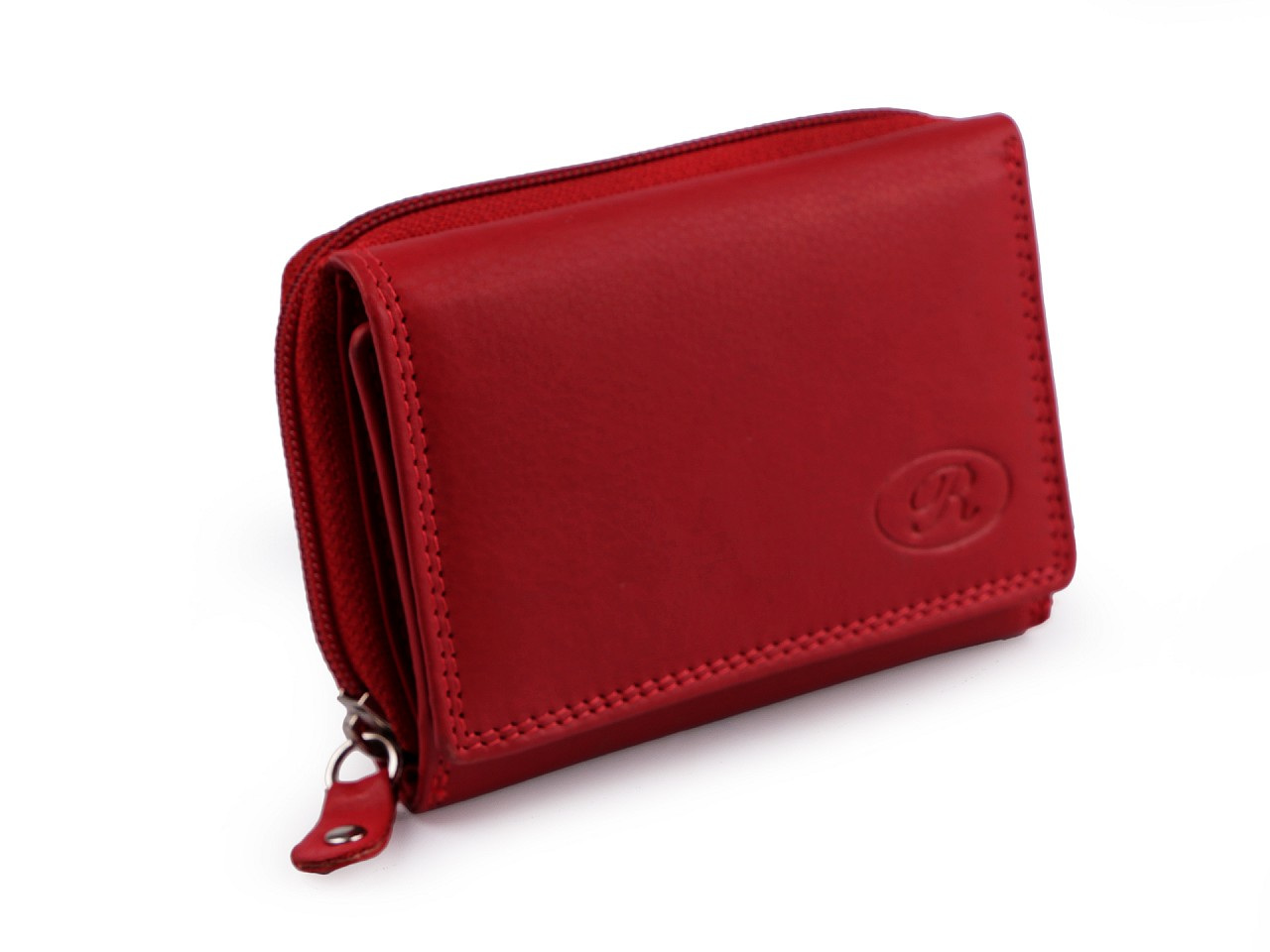 Dámská peněženka kožená, barva 1 červená