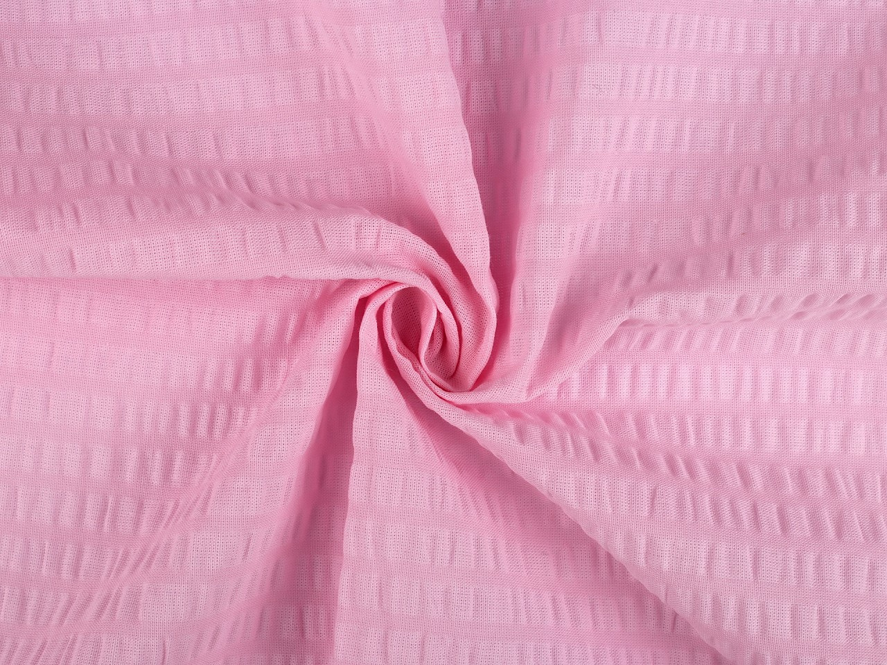 Bavlněný krep jednobarevný, barva 3 (7) růžová střední
