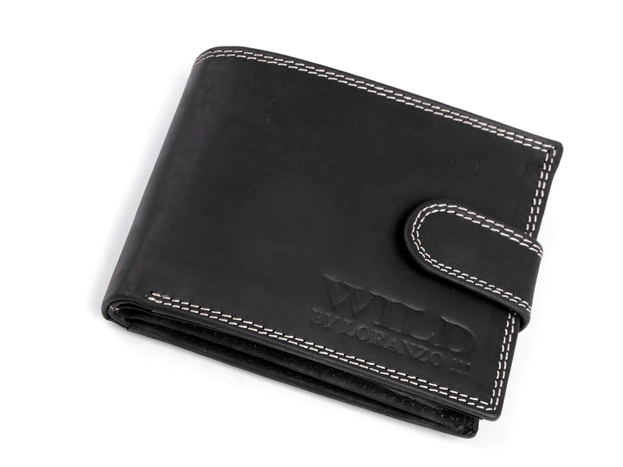 Pánská peněženka kožená, barva 3 černá