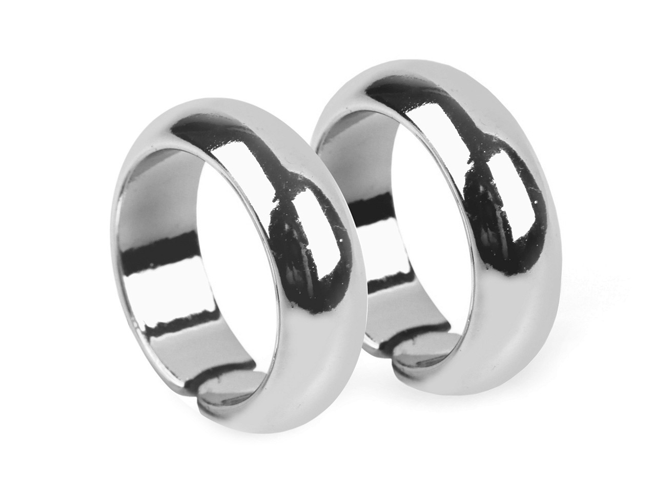 Dekorační svatební prsteny, barva 3 stříbrná