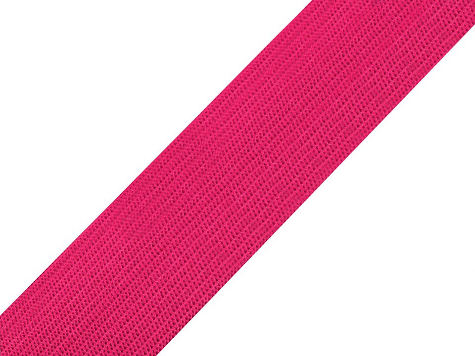 Pruženka hladká šíře 28 mm, barva 1 růžová malinová