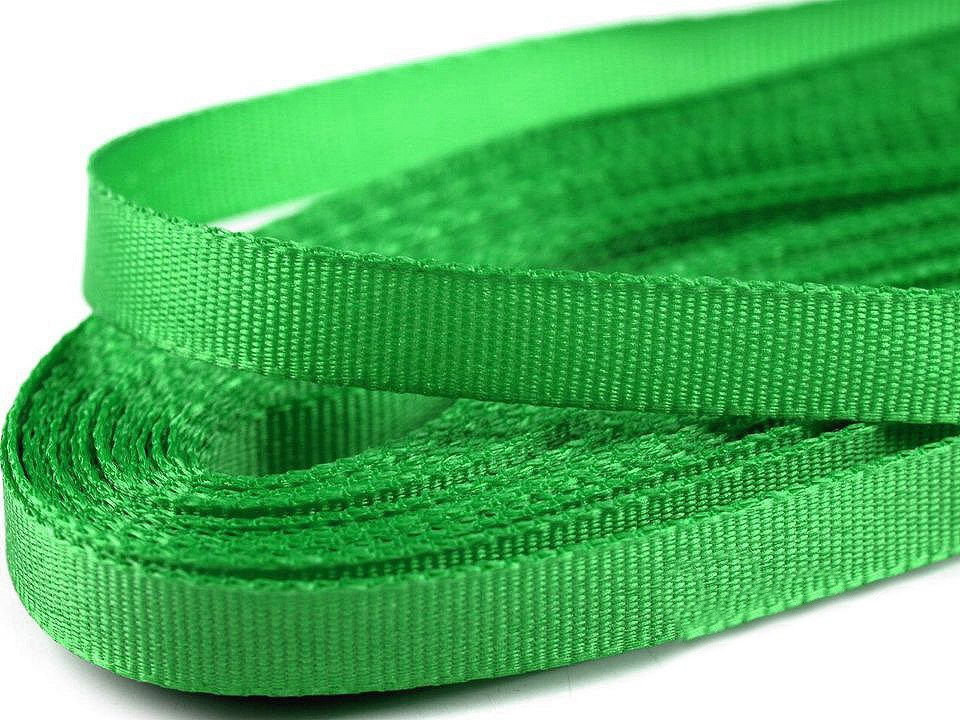 Stuha taftová šíře 6 mm, barva 309 zelená irská