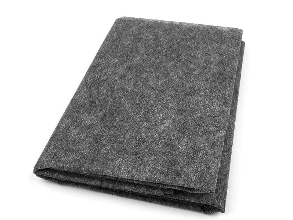 Novopast 20-80 g/m² netkaná textilie nažehlovací, barva 30+18g/m2 šedá