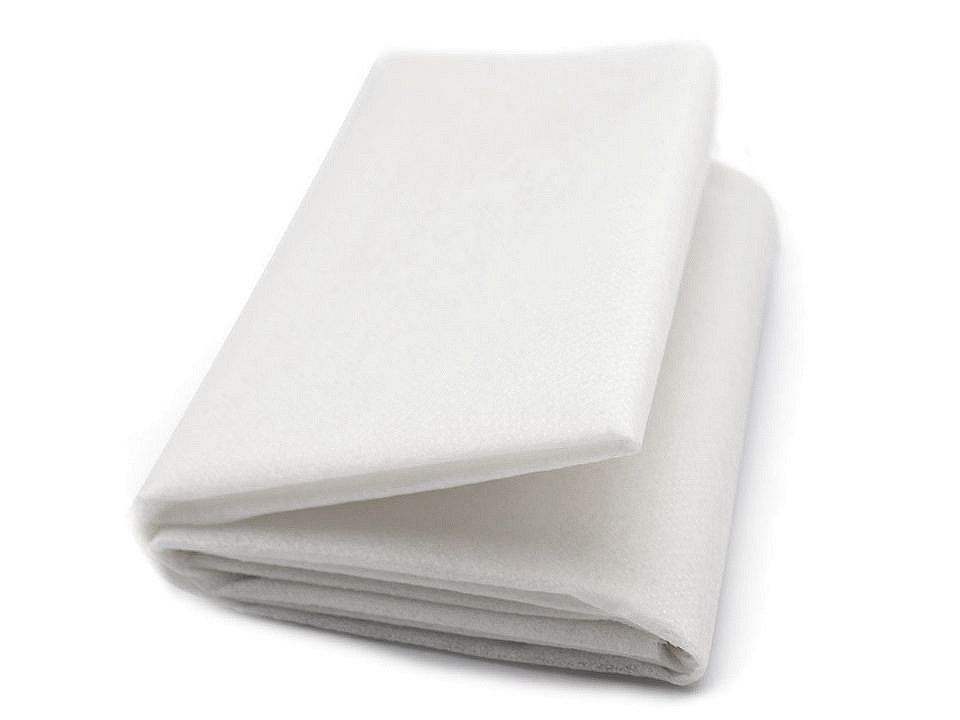 Novopast 20-80 g/m² netkaná textilie nažehlovací, barva 20+15g/m2 bílá